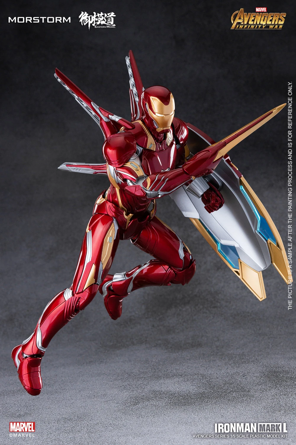 Morstorm 1/9 Iron Man Mark L (Mk.50) Deluxe Model Kit EM2021009P - Image 4