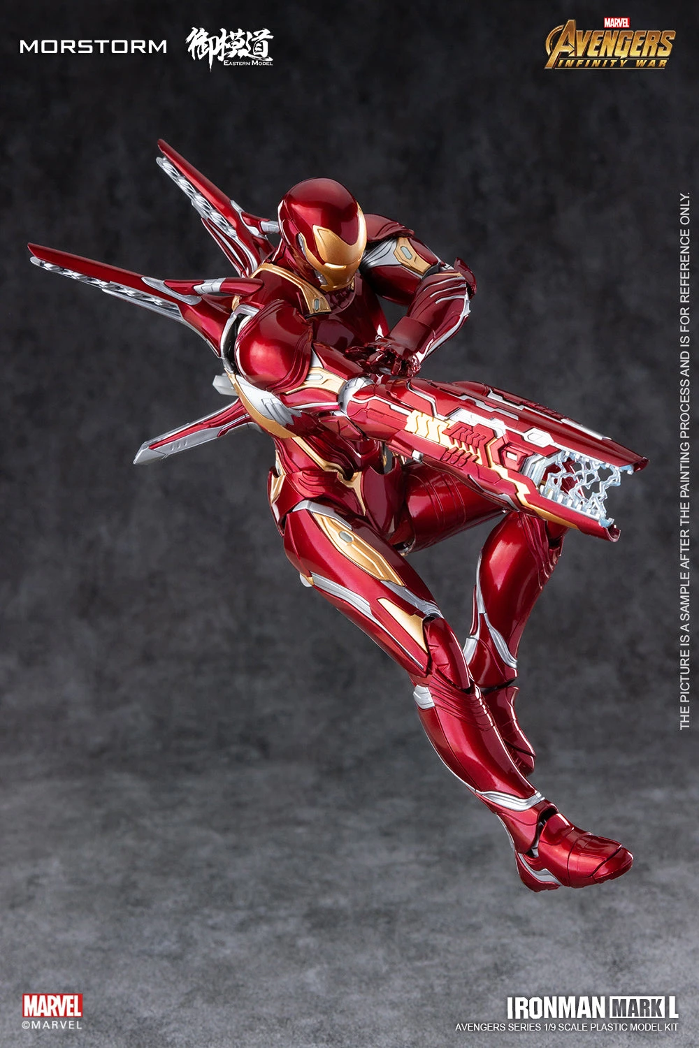 Morstorm 1/9 Iron Man Mark L (Mk.50) Deluxe Model Kit EM2021009P - Image 12
