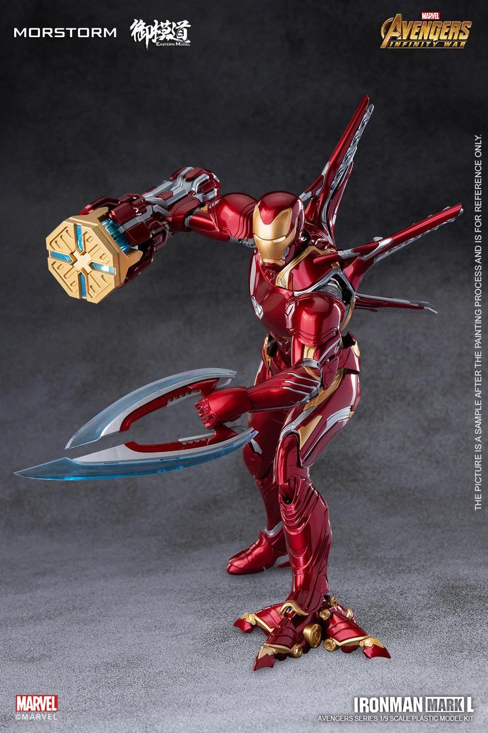 Morstorm 1/9 Iron Man Mark L (Mk.50) Deluxe Model Kit EM2021009P - Image 8