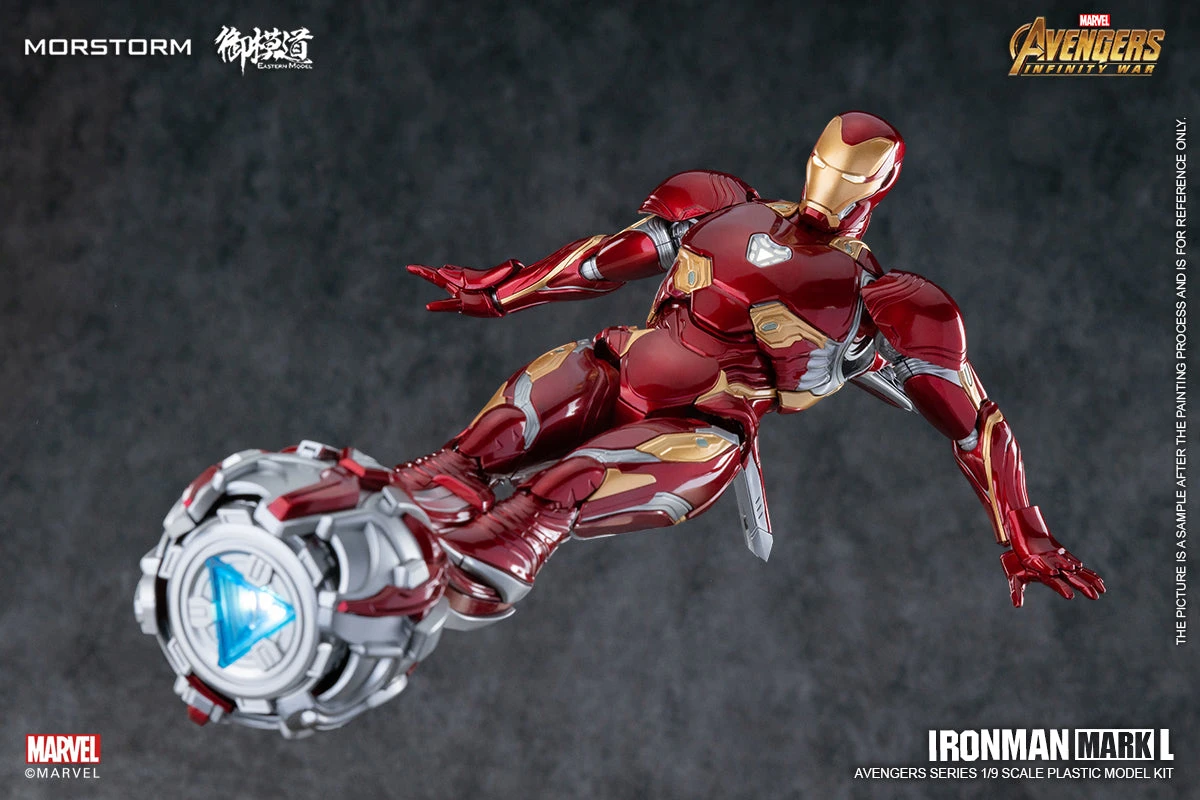 Morstorm 1/9 Iron Man Mark L (Mk.50) Deluxe Model Kit EM2021009P - Image 6