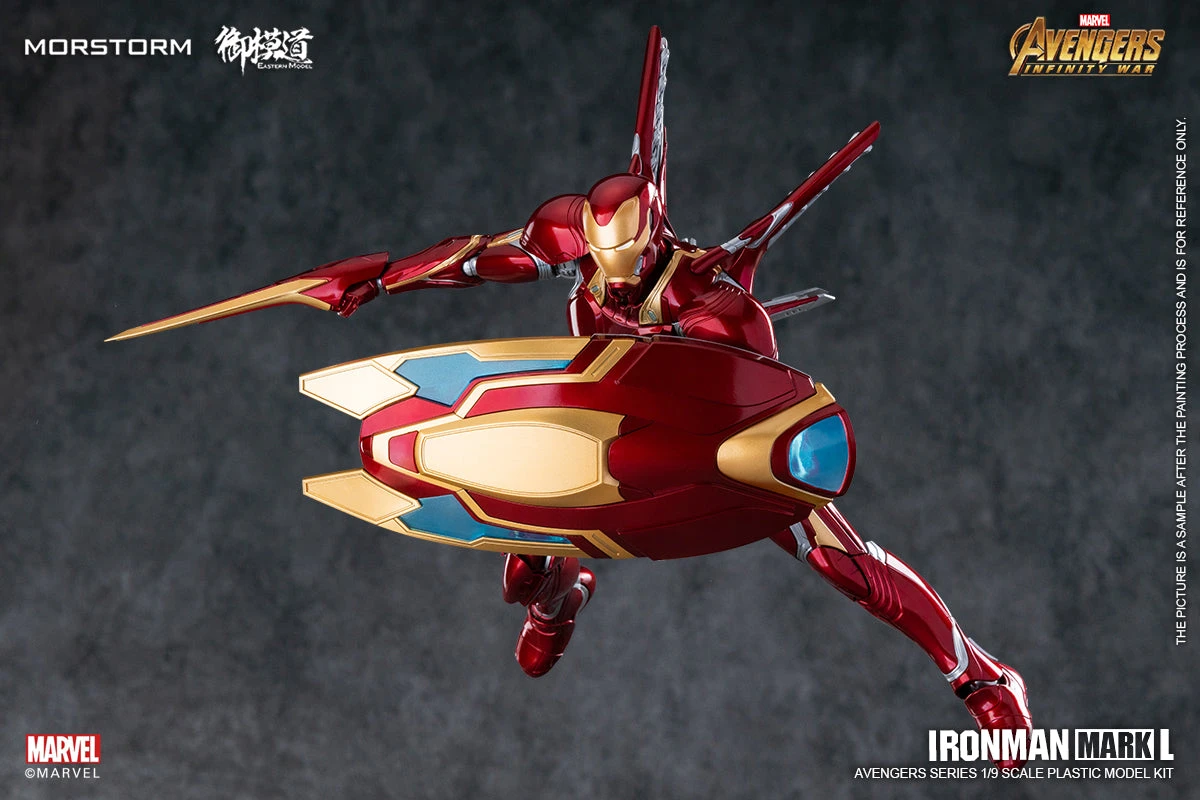 Morstorm 1/9 Iron Man Mark L (Mk.50) Deluxe Model Kit EM2021009P - Image 7
