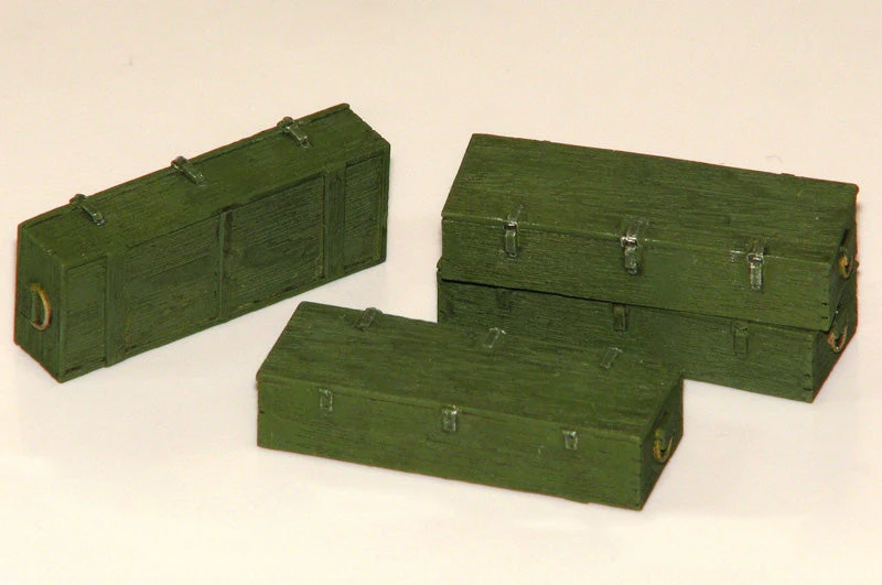 Eureka XXL 1/35 Wooden Ammo Boxes For 12.8 Cm Pak 44/Kw.K. E-017 - Image 4