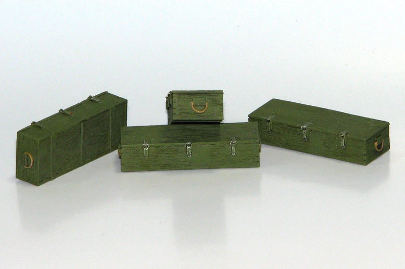 Eureka XXL 1/35 Wooden Ammo Boxes For 12.8 Cm Pak 44/Kw.K. E-017 - Image 5