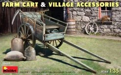 MiniArt 1/35 Farm Cart With Village Accessories 35657