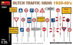 MiniArt 1/35 Dutch Traffic Signs 1930-40’s 35661