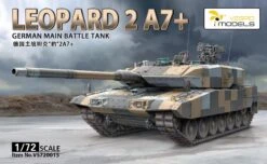 Vespid 1/72 German Leopard 2 A7+ W/ Metal Barrel And Tow CableVS720015