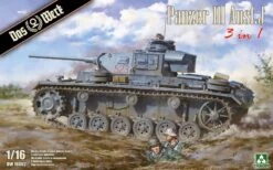 Das Werk 1/16 German PzKfpw.III J 3 In 1 Kit DW16002