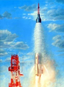 Horizon Models 1/72 Convair SM-65D Mercury Atlas Rocket 2002
