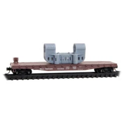 Micro-Trains MTL N Great Northern 50' Flat Car W Bearing Housing Load 045 00 640