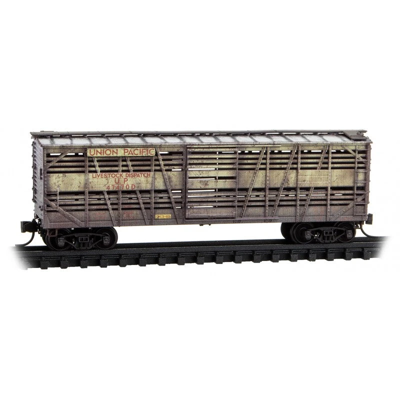 Micro-Trains MTL N Union Pacific Weathered Yellow 2-Pack Jewel Case 983 05 045 - Image 2