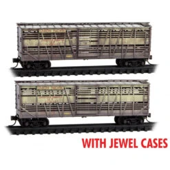 Micro-Trains MTL N Union Pacific Weathered Yellow 2-Pack Jewel Case 983 05 045
