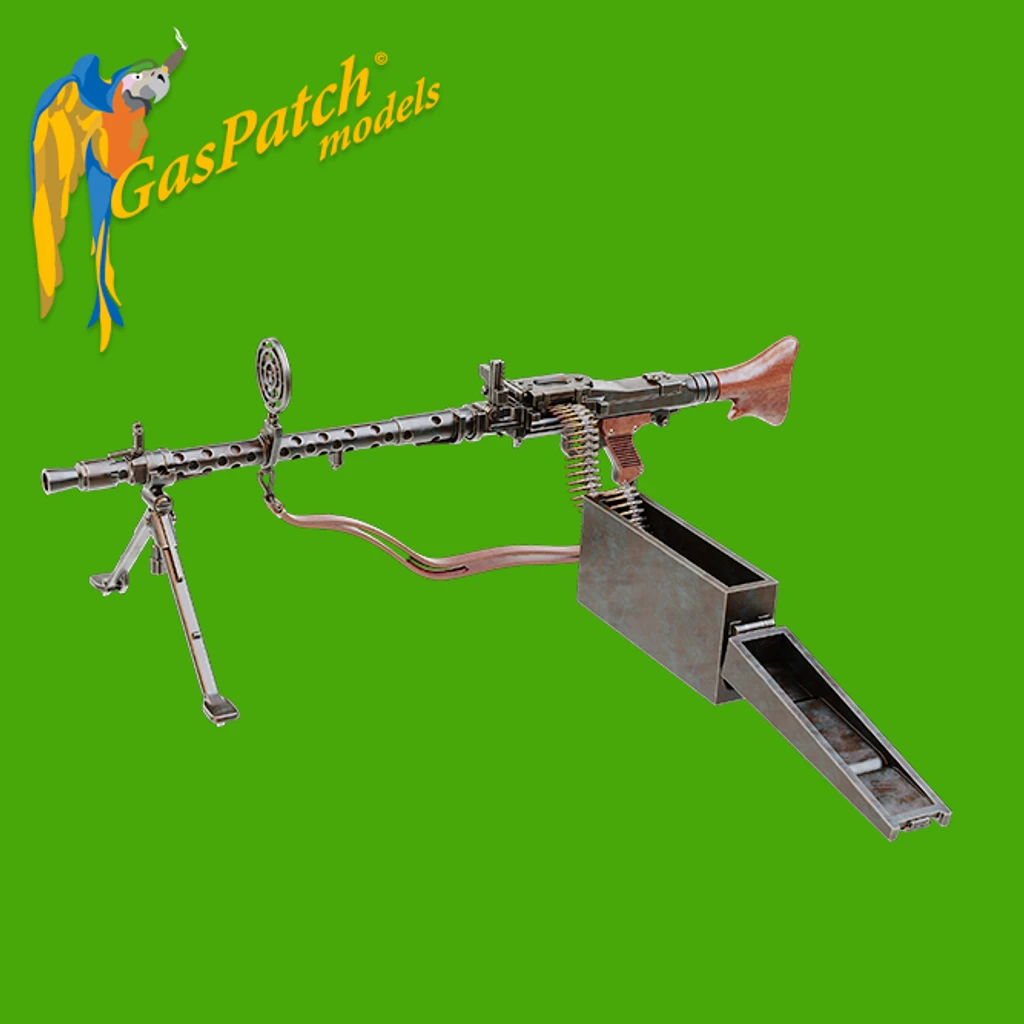 Gaspatch 1/35 MG34 Main Version With Ammo Belt And Accy. (2) 23-35275 - Image 2