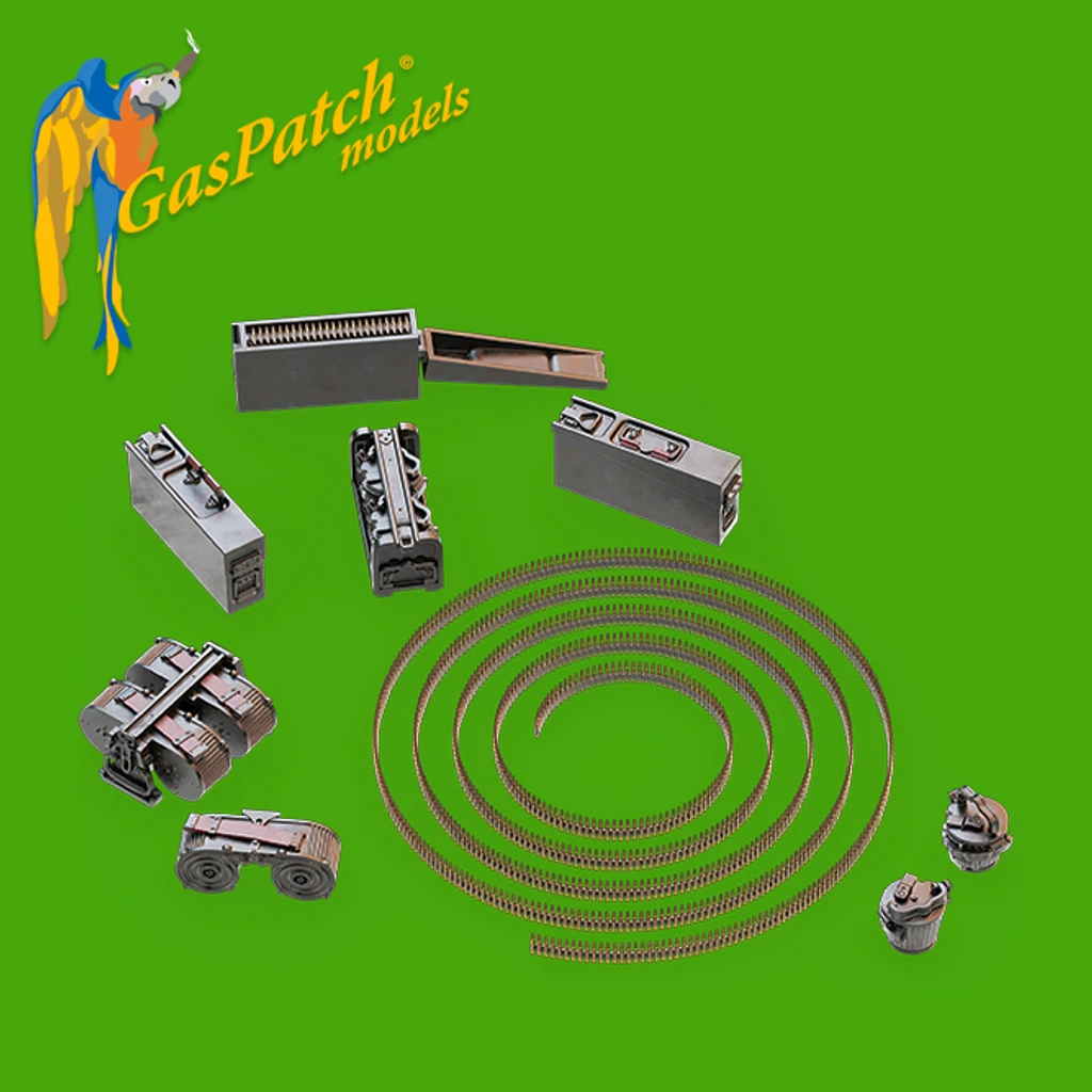 Gaspatch 1/35 MG34 Ammo Collection 23-35273