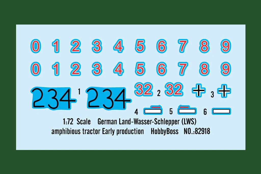 HobbyBoss 1/72 German Land-Wasser-Schlepper (LWS) Amphibious Tractor Early 82918 - Image 5