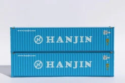 JTC N Scale HANJIN 40' HIGH CUBE Containers 2-Pack 405012 SALE