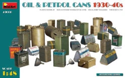 MiniArt 1/48 Oil & Petrol Cans 1939-40s Set 49006