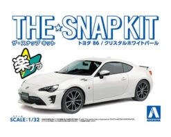 Aoshima Snap Kit 1/32 Toyota 86 (Crystal White Pearl) 05418