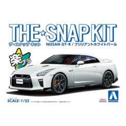 Aoshima Snap Kit 1/32 Nissan GT-R Brilliant White 05639