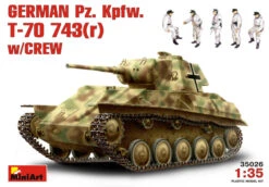 MiniArt Mini Art 1:35 - German Pz. Kpfw. T-70 743(r) W/Crew 35026 SALE!