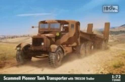 IBG 1/72 British Scammel Pioneer Tank Transporter W/ TRRCU30 Trailer 72080