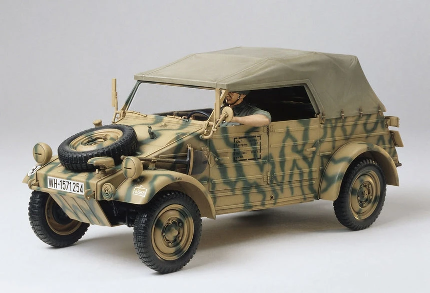 Tamiya 1/16 German Kubelwagen Type 82 European Campaign 36205 - Image 2