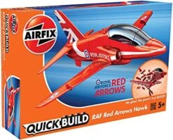 Airfix Quickbuild Snap British RAF Red Arrows Hawk J6018