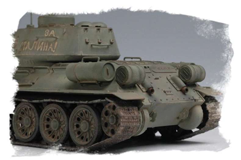 HobbyBoss 1/48 Russian T-34/85 Model 1944 Flattened Turret 84807 - Image 2