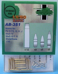 Eureka XXL 1/35 German 7.5 Cm Basic Ammo For AB-351