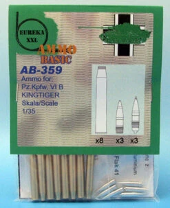 Eureka XXL 1/35 German 8.8 Cm KwK43 Basic Ammo For AB-359