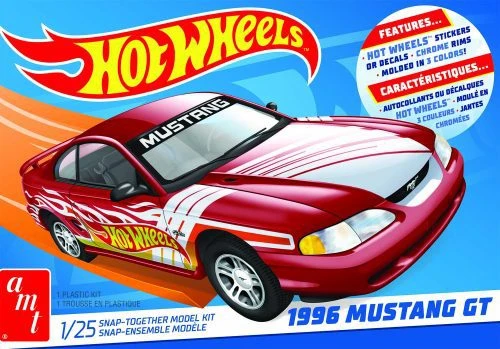 AMT 1/25 Hot Wheels 1996 Ford Mustang GT Car (SNAP) AMT1298
