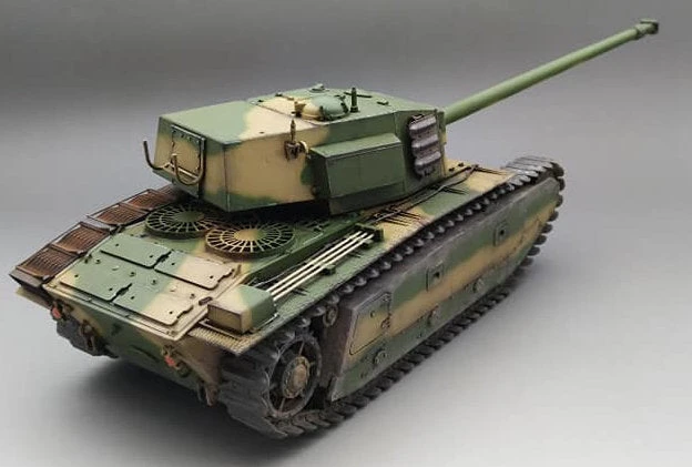 Amusing Hobby 1/35 French ARL-44 Heavy Tank 35A025 - Image 4