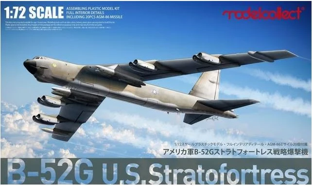 Modelcollect 1/72 US B-52H Stratofortress Bomber W/ 20 AGM-86 Missiles UA72212