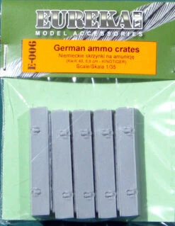 Eureka XXL 1/35 German Wooden Ammo Boxes For 8.8 Cm Kw.K.43 E-006