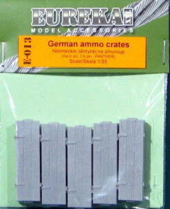 Eureka XXL 1/35 German Wooden Ammo Boxes For 7.5 Cm Kw.K.42 E-013