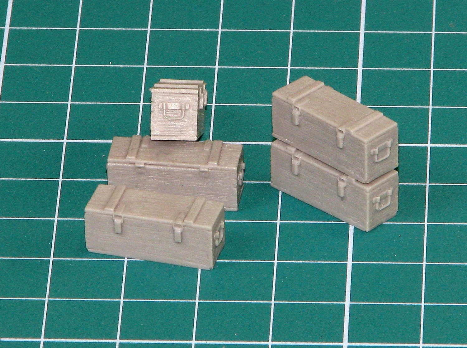 Eureka XXL 1/35 German Wooden Ammo Boxes For 5 Cm Kw.K.39 E-014 - Image 2