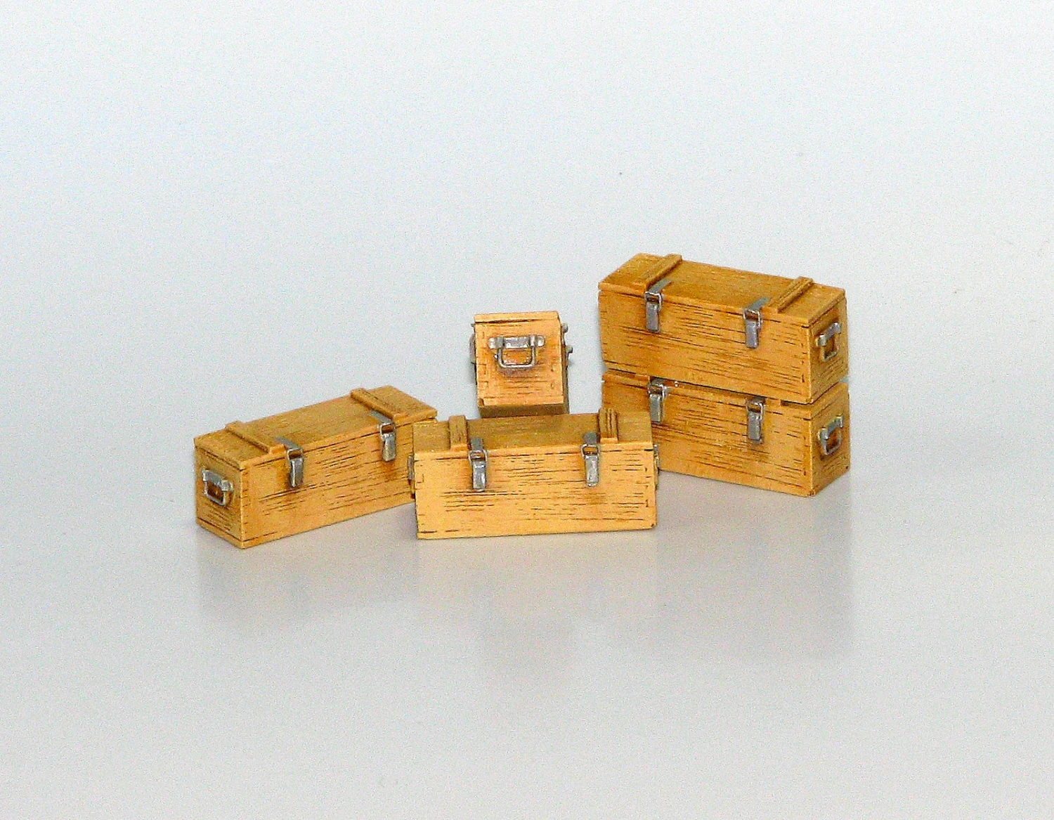 Eureka XXL 1/35 German Wooden Ammo Boxes For 5 Cm Kw.K.39 E-014 - Image 4