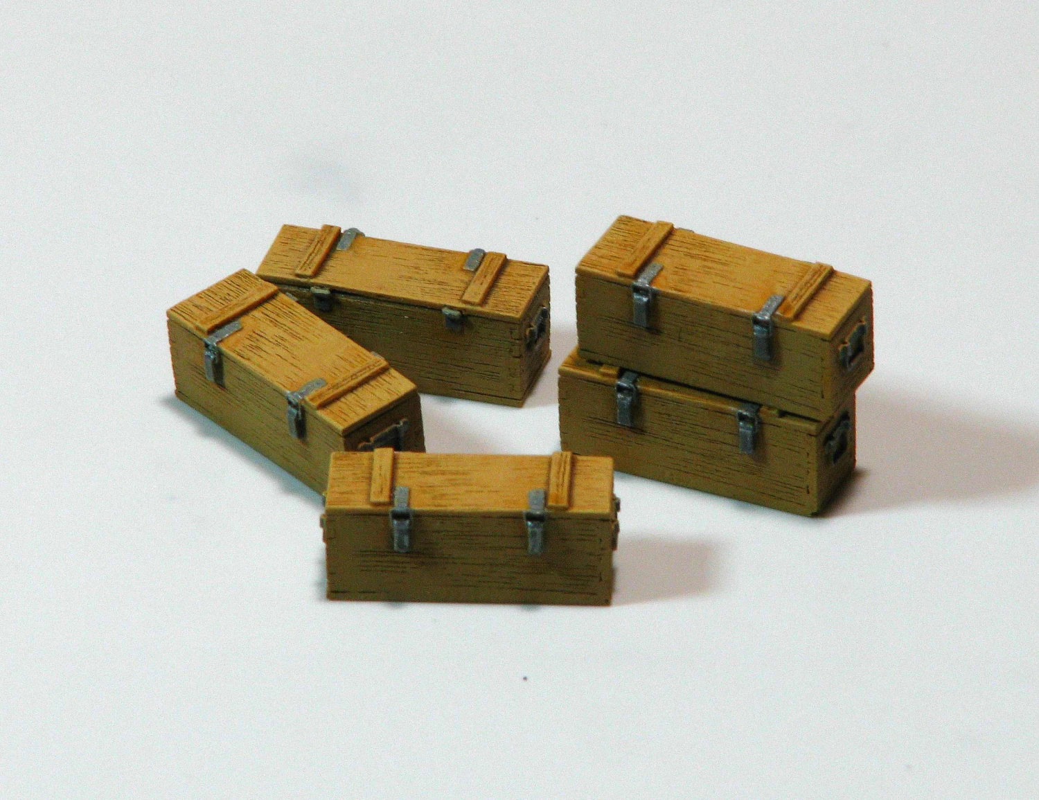 Eureka XXL 1/35 German Wooden Ammo Boxes For 5 Cm Kw.K.39 E-014 - Image 5