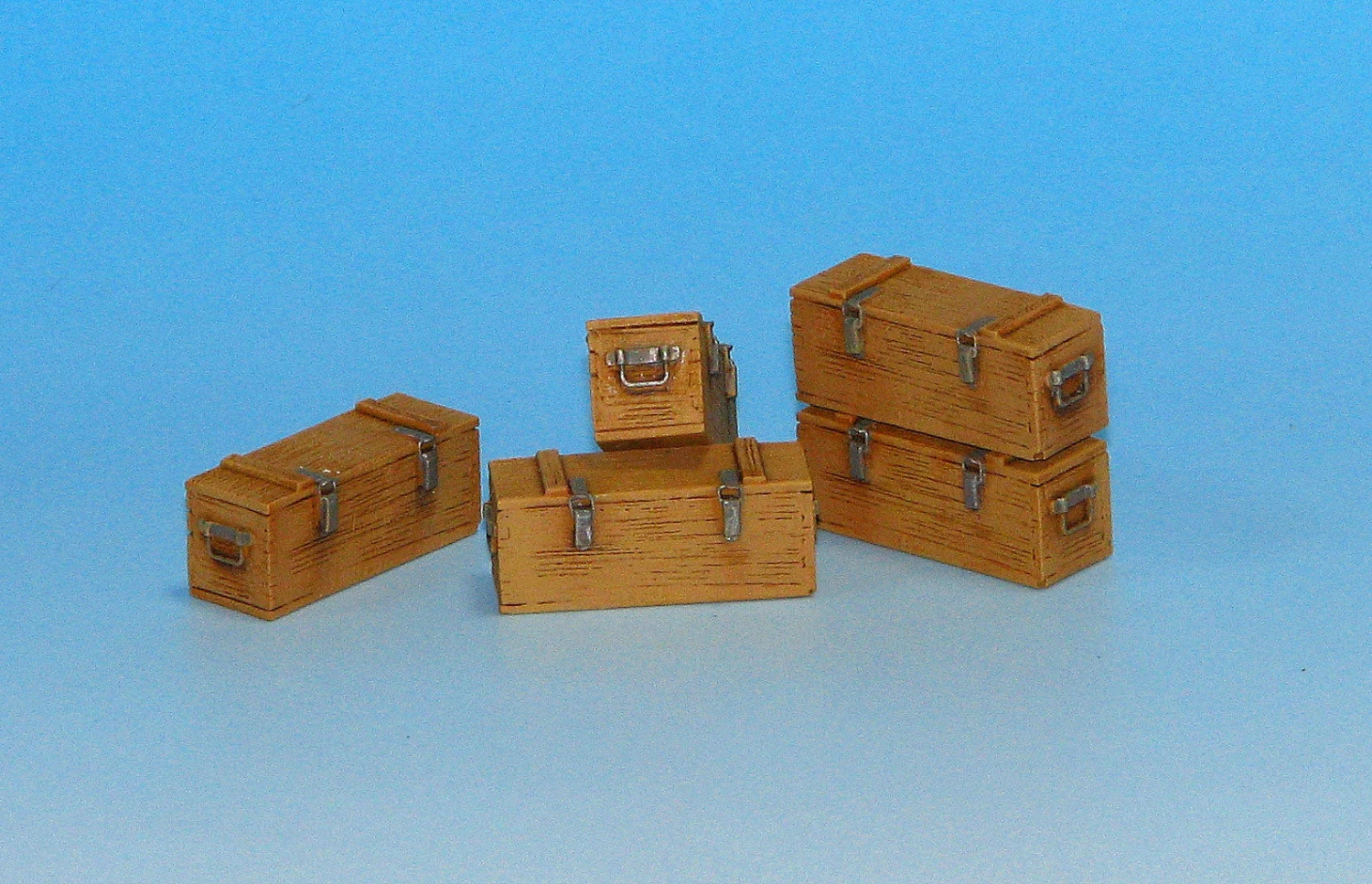 Eureka XXL 1/35 German Wooden Ammo Boxes For 5 Cm Kw.K.39 E-014 - Image 6