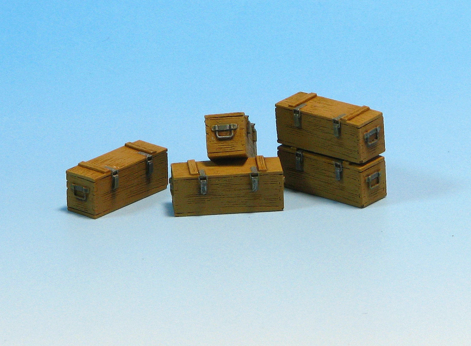 Eureka XXL 1/35 German Wooden Ammo Boxes For 5 Cm Kw.K.39 E-014 - Image 7