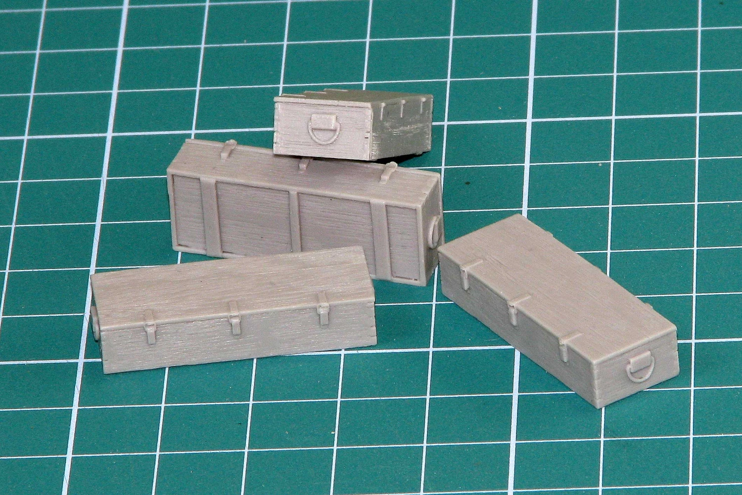 Eureka XXL 1/35 Wooden Ammo Boxes For 12.8 Cm Pak 44/Kw.K. E-017 - Image 6