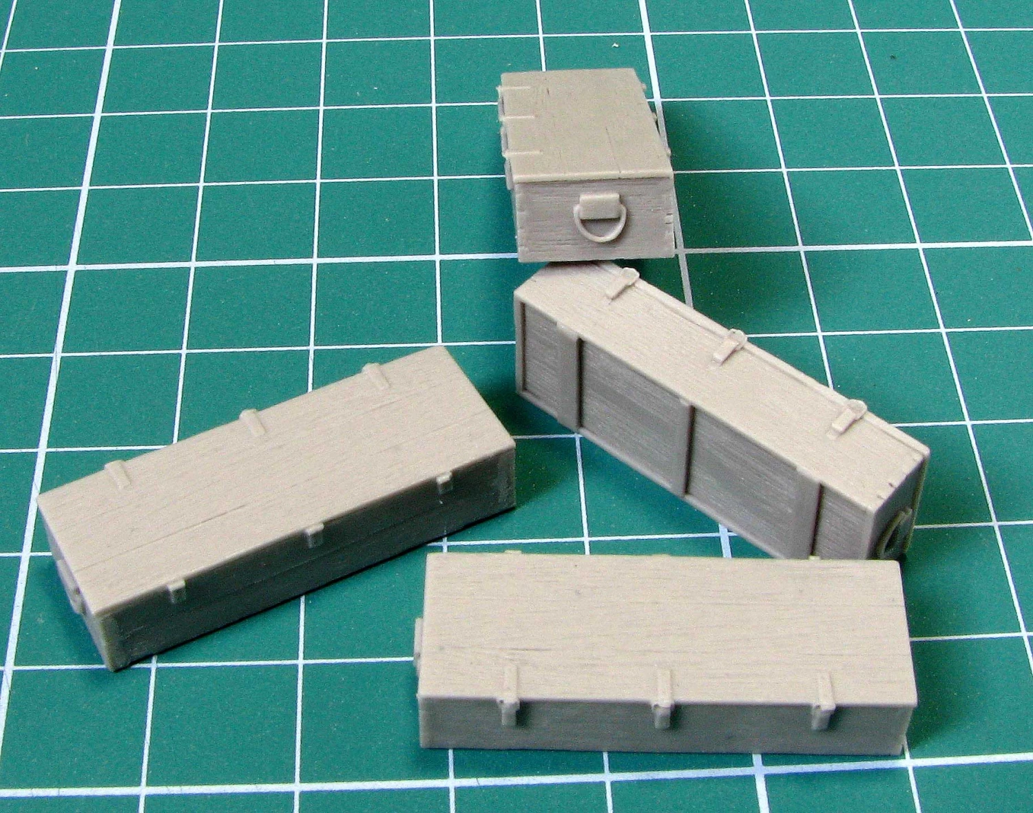 Eureka XXL 1/35 Wooden Ammo Boxes For 12.8 Cm Pak 44/Kw.K. E-017 - Image 7