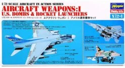 Hasegawa 1/72 US Aircraft Weapons Set I Bombs Rocket Launchers 35001