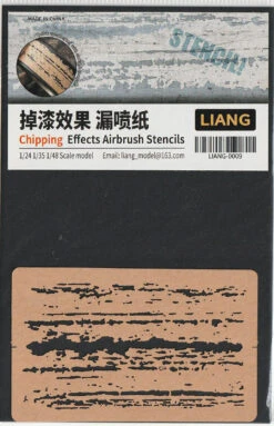 Liang Paper Airbrush Stencil Chipping Effects LIANG-0009