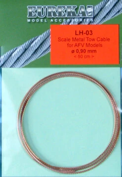 Eureka XXL 1/35 0.9mm Metal Wire Rope For AFV Kits LH-03
