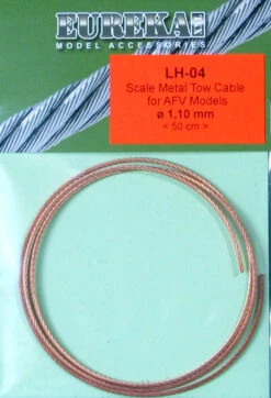 Eureka XXL 1/35 1.1mm Metal Wire Rope For AFV Kits LH-04