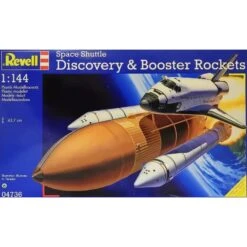 Revell 1/144 Space Shuttle Orbiter Discovery With Tank And Booster Rockets 04736