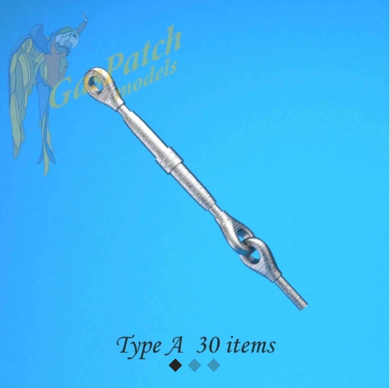 Gaspatch 1/32 Metal Turnbuckles Type A 12-32004
