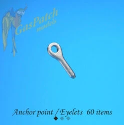 Gaspatch 1/48 Metal Turnbuckles Anchor Points (60) 13-48017