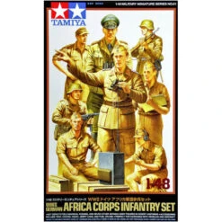 Tamiya 1/48 German Africa Corps Infantry Set 32561