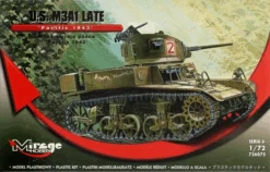 Mirage Hobby 1/72 US M3A1 Stuart Late 726075
